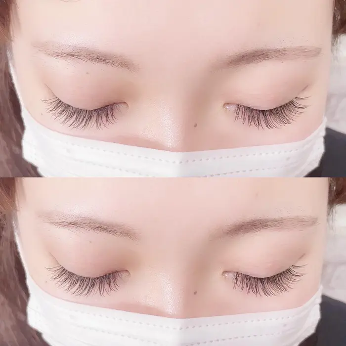 Design ナチュラル ミンク ｃカール 0 15 ナチュラルなデザインは目頭から目尻まで Maquia八代店所属 Maquia八代店 松永の マツエクデザイン ミニモ