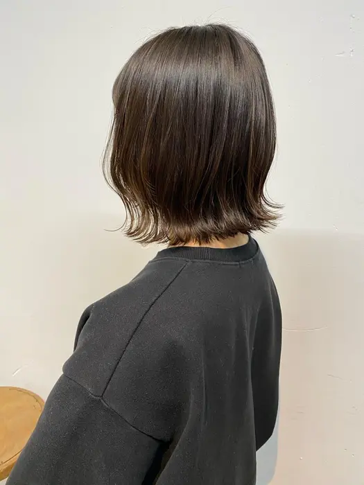 柔らかな切りっぱなしボブ ウェーブと外ハネが可愛い Craft Hair Design所属 片山 紗瑛のヘアカタログ ミニモ