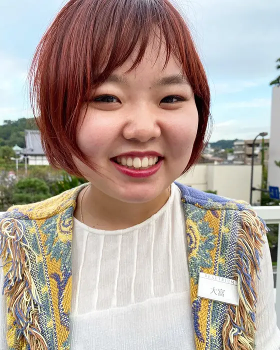 秋っぽく暖色に 暖色はツヤもでるうえ 顔色も明るく見えてとってもおすすめです 嫌われが Beautrium鎌倉小町所属 相田 里菜のヘアカタログ 20201015200952 ミニモ