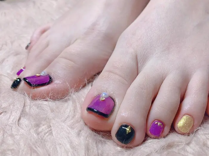 フットネイル ネイルズステラ所属 工藤 愛心のネイルデザイン ミニモ