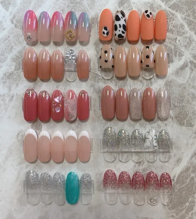 ネイルデザインサンプルです 3000 5000円メニューです Jueil所属 Yuri Nailのネイルデザイン ミニモ