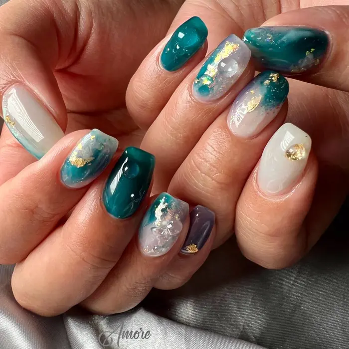 ネイルサロンアモーレ#フィルインネイル#セルフネイル