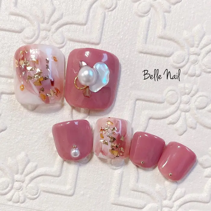 ５月 ６月 フットネイルキャンペーンデザイン Belle Nail Inn Emu所属 Belle Nail Inn Emuのネイル デザイン ミニモ