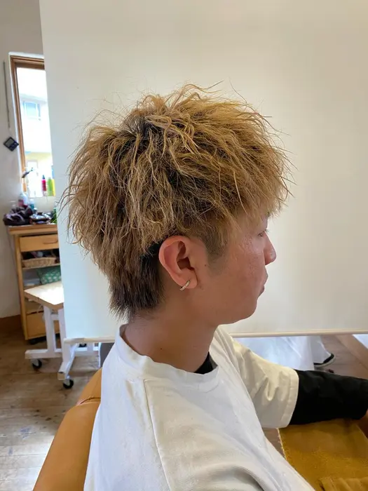 ケアツイストパーマ Bar Ber Shop 髪座所属 林 憲亮のヘアカタログ ミニモ