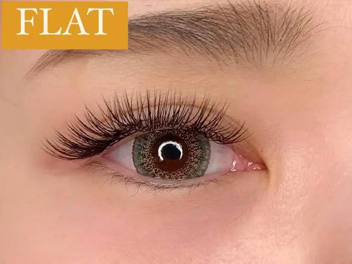 驚異の持続力 フラットラッシュオフ無料 Vive Eyelash所属 Vive Eyelashのマツエクデザイン ミニモ