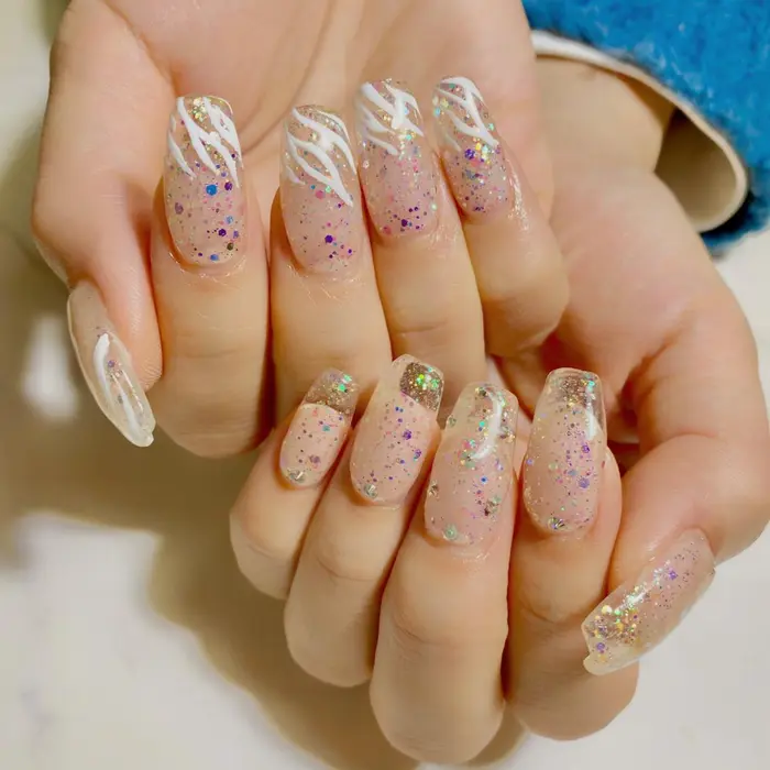 格安saleスタート ゼブラ柄ネイルオリジナルデザイン ネイルチップ 付け爪 Mail Sarwadadi Kawunganten Cilacapkab Go Id