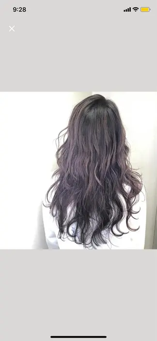 ロングのグラデーションはやはり無敵ですな Violetのグラデーションはさすがにずるいっ しか Hair Room Pinuts所属 吉沢 遣人 メンズ ハイトーンのヘアカタログ ミニモ