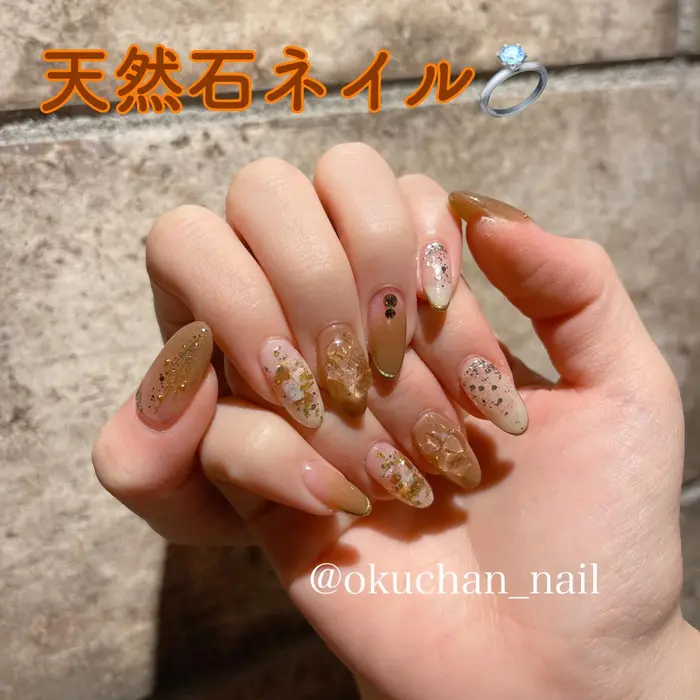 振袖に合わせたネイルに Luxbe Nail所属 Nailist Okuhiraのネイルデザイン ミニモ