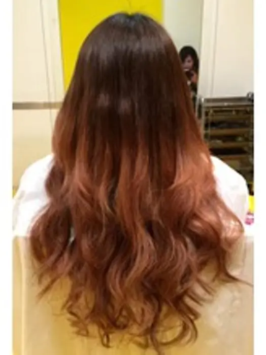 地毛のお色に合わせてエクステをつけてゴージャスなグラデーションスタイルにローライトを入れる事によっ Duohairextentions 新宿所属 Duohair 新宿店のヘアカタログ ミニモ