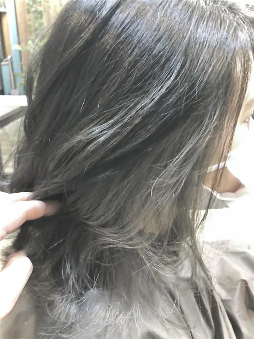 インナーカラーグレイシルバー 2b 東武動物公園 トゥービー 所属 ワタナベ ダイスケのヘアカタログ ミニモ