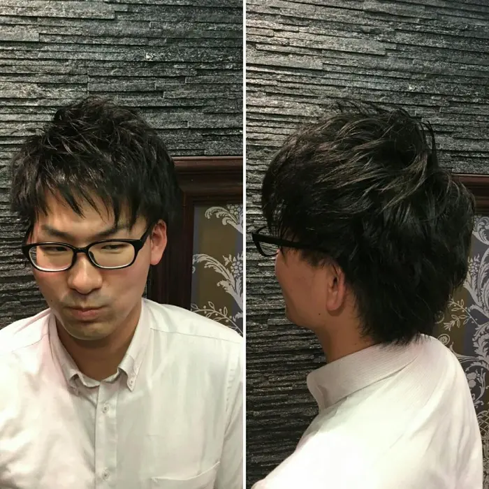 アイロンパーマで自然なパーマをかけられます やってみたい方ご連絡下さい ヒロ銀座 バーバーショップ大宮店所属 稲垣 心のヘアカタログ ミニモ