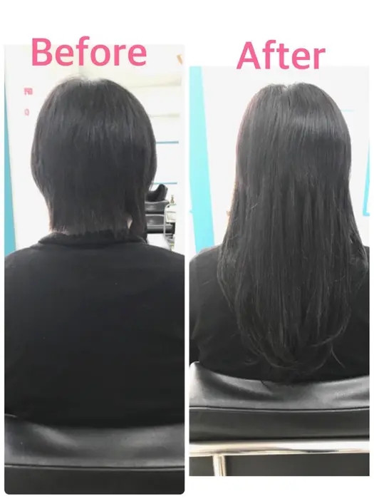 エクステを半分に折って41本付けました Mermaid Hair所属 Mermaid Hairのヘアカタログ ミニモ