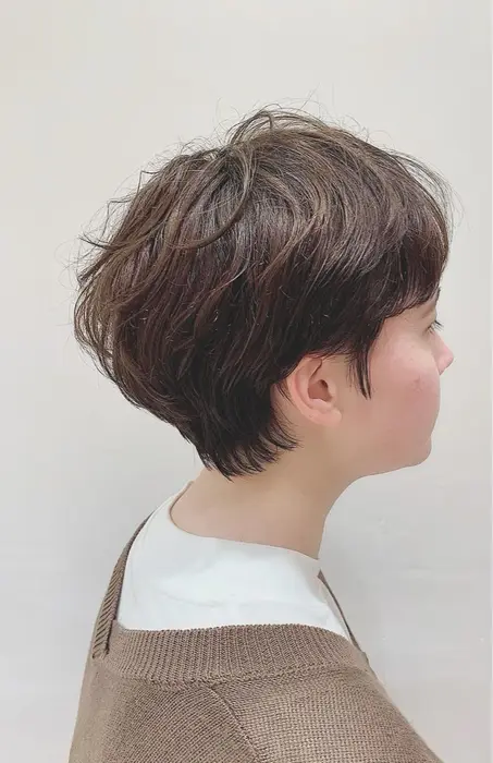 くせ毛を活かしたマッシュショート Beautrium 鎌倉小町所属 ナガスカズアキ ショートのヘアカタログ ミニモ