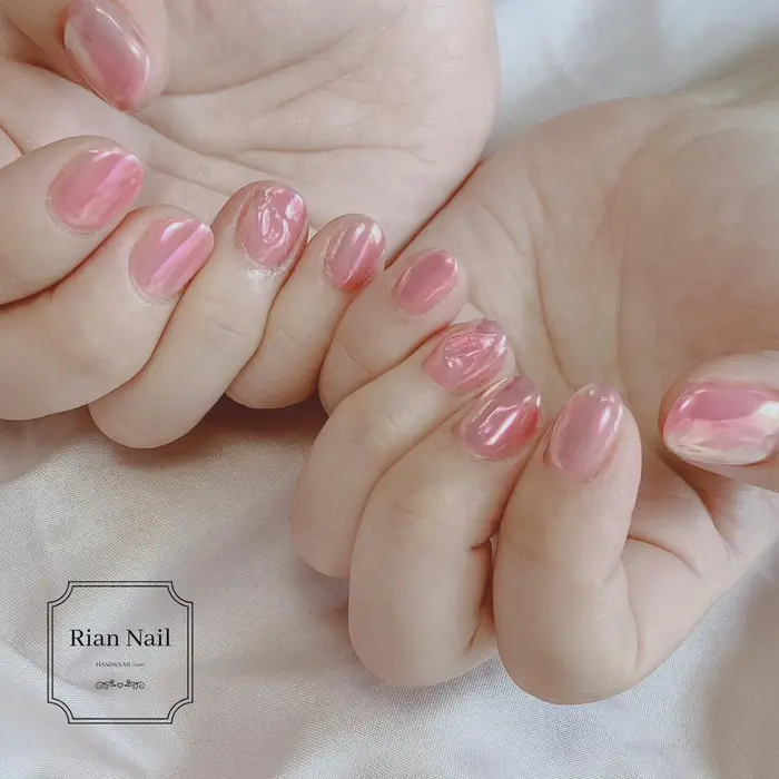 ピカピカうるうるのポコポコのぷにぷに Rian Rian Nail Salon School 昭島 リアンネイル 所属 Rian Nailのネイルデザイン ミニモ