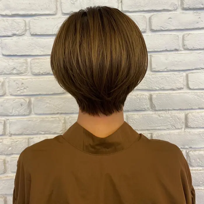 頭の形がよく見えるショートボブ Difino Aoyama所属 櫻田涼 ショート ボブのヘアカタログ ミニモ