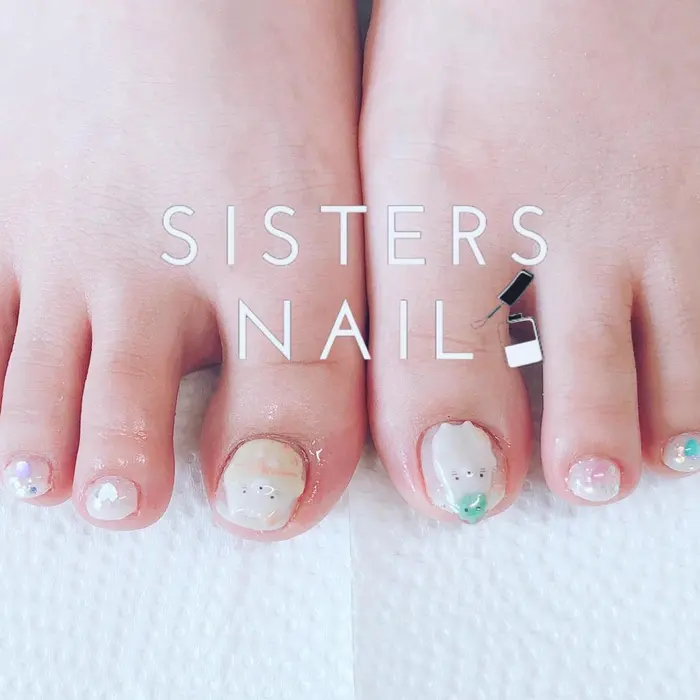 すみっこぐらしネイル Sisters Nail所属 Nailist Taeのネイルデザイン ミニモ
