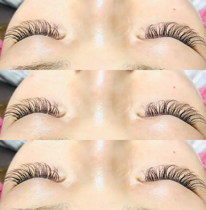 ボリュームラッシュ 13 14 13 Dカール 400本 Moi所属 Moi Erinaのマツエクデザイン ミニモ