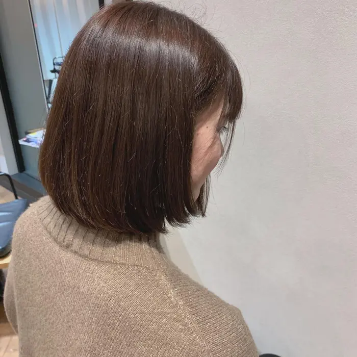 バッサリカット ロングからボブに𓍣 Litzy By Khair所属 内田 真希 ショート ピンクカラー のヘアカタログ ミニモ