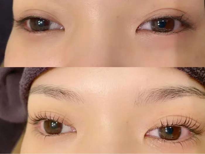 マツパー 上下 アブニール所属 藤井 美由紀のマツエクデザイン ミニモ