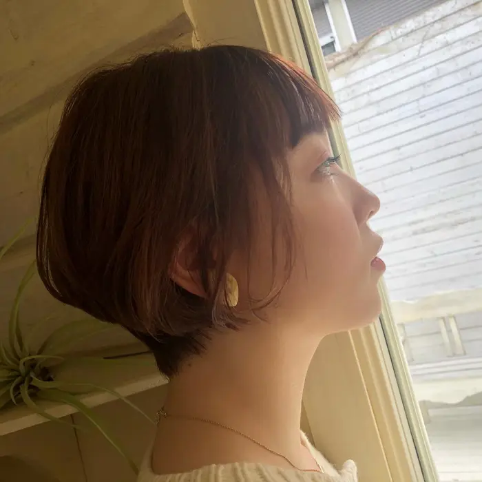 ハンサム過ぎない女性らしいショートヘア Glamorous所属 宇根底 知穂のヘアカタログ ミニモ