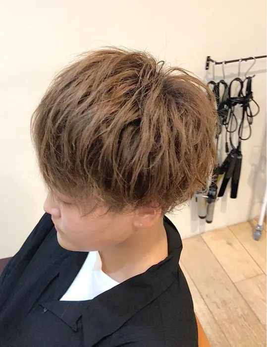 簡単セット シークレットパーマ Bar Mellow ベーアメロー 所属 モテ髪 遠藤 巧のヘアカタログ ミニモ