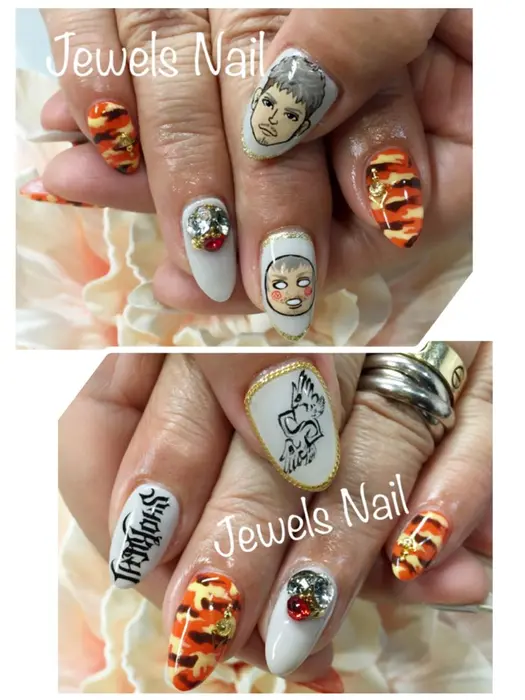 Exile The Second ライブ仕様ネイル 将吉さんファン Jewels Nail所属 ジュエルズ ネイル 店長のネイル デザイン ミニモ