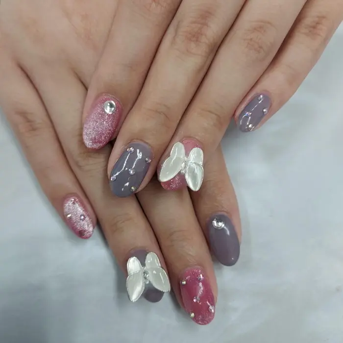 ネイル 立川ネイル 立川アネラ Anela スカルプ 立川スカルプ ジェルスカルプ 立川南口徒歩5 立川ネイルエステサロンanela所属 河野ちえ 雑誌掲載サロン のネイルデザイン ミニモ