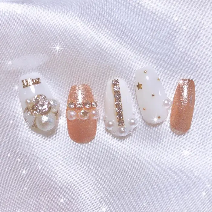 レビューで送料無料 オーダー受付中 ネイルチップオーダー フルオーダーネイルチップ ネイルチップ 付け爪