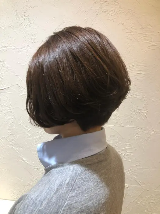 Hair Cut 前下がりボブ 重めスタイル 段あり アールラーゴ所属 平松 樹季のヘアカタログ ミニモ