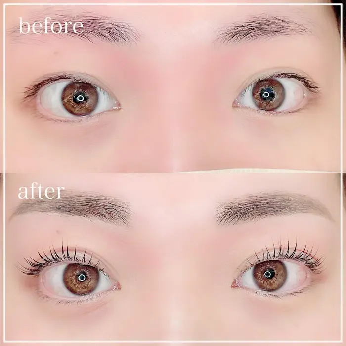 まつ毛パーマ 眉毛ワックス 7 700 Aco 本八幡所属 Misaki Aco 本八幡のマツエクデザイン ミニモ