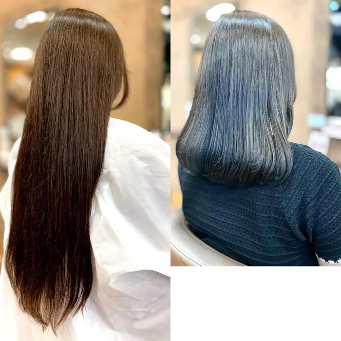 バッサリカットでイメチェン約30cmカットでスーパーロングからミディアムスタイルに Zing 高田馬場店 ジング 所属 美髪 髪質改善 山本さつきのヘアカタログ ミニモ