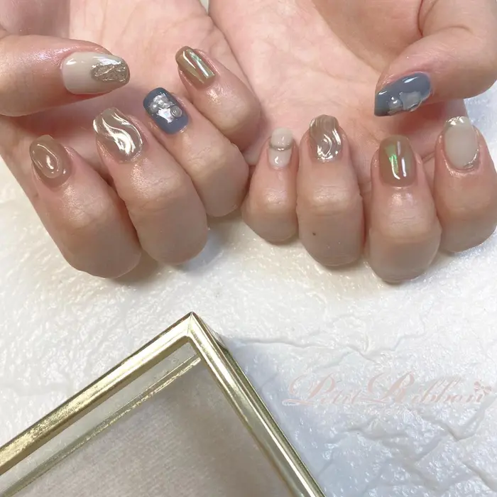 Petitribbon西荻窪所属 ネイルサロン プティリボンのネイルデザイン ミニモ