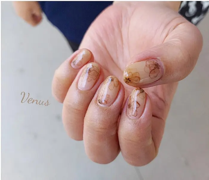 Total Beauty Salon Venus 前橋所属 小林 ちひろのネイルデザイン ミニモ