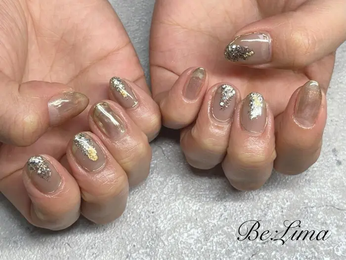 ジェルネイル ネイルデザイン ネイルアート ネイル 滋賀ネイル 滋賀県ネイルサロン 滋賀県ネイ Be Lima所属 Nail Salon Be Limaのネイルデザイン ミニモ