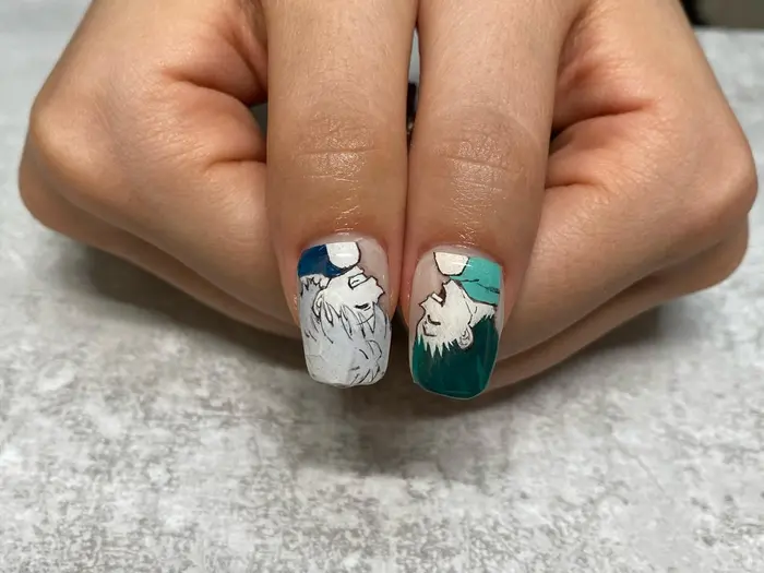 痛ネイル キャラクターネイルはご予約時に画像を送っていただいてからの判断となります お断りす Lou Nail所属 Lou Nailのネイル デザイン ミニモ