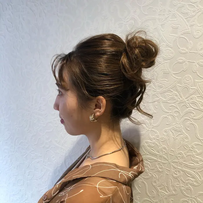 日本髪 着物 振り袖など 和装のヘアセットも是非お任せ下さい Earth神楽坂所属 安田 有沙のヘア カタログ ミニモ