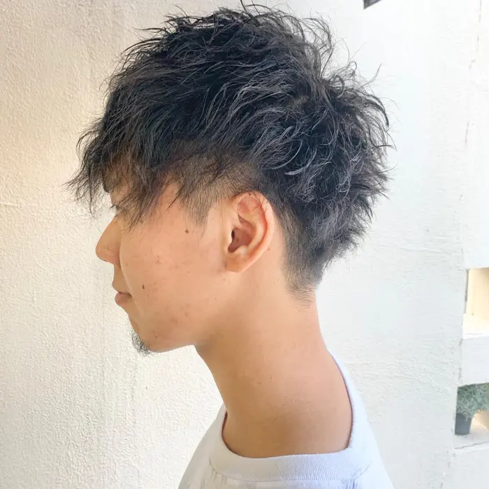 前下がりショート ツイストパーマ Hairdesignbeer所属 縮毛矯正特化 濱田凌のヘアカタログ ミニモ