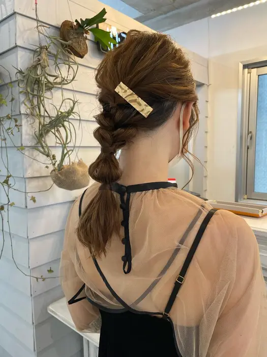 結婚式のヘアセット ジゼル博多筑紫口店所属 土井 梨々香のヘアカタログ ミニモ 結婚式のヘアセット ジゼル博多筑紫口店所属 土井 梨々香のヘアカタログ ミニモ