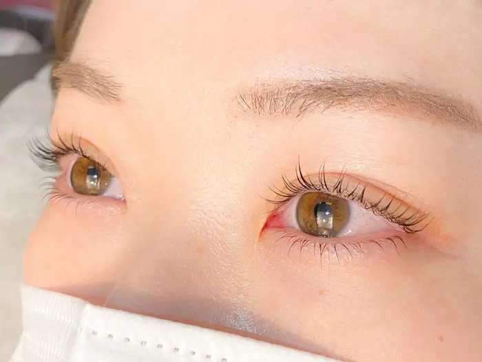 上下まつげパーマ Leluxe リュクスプラス京都三条annex所属 Leluxe スタイリストａのマツエクデザイン ミニモ