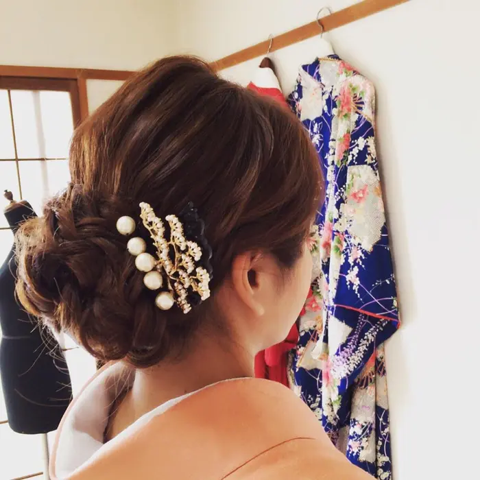 大人可愛い 福岡ヘアセット ヘアアレンジ ヘアーセット 中洲ヘアセット パーティー ボ 福岡天神ヘアセット 着付け専門店 Three Keys所属 森山 真実のヘアカタログ ミニモ