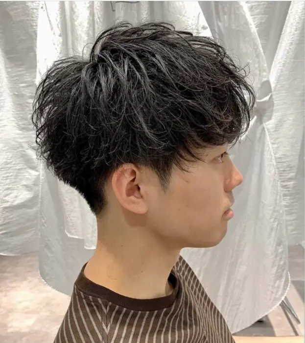 メンズ刈り上げマッシュ