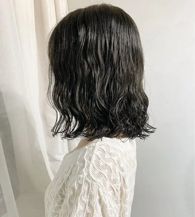 コテ巻き風パーマ ニュアンスパーマ デジタルパーマ ハードパーマ ショートパーマ ミディアムパーマ Go Today Shaire Salon 渋谷モディ店所属 メンズパーマ ボブ パーマ スズキカツキのヘアカタログ ミニモ