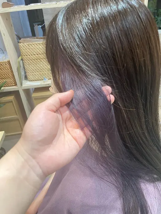 人気のインナーカラー 結んだら隠せます 巻いたり アレンジしても可愛い Une Garden所属 千葉いずみ ボブ ミディアムのヘア カタログ ミニモ