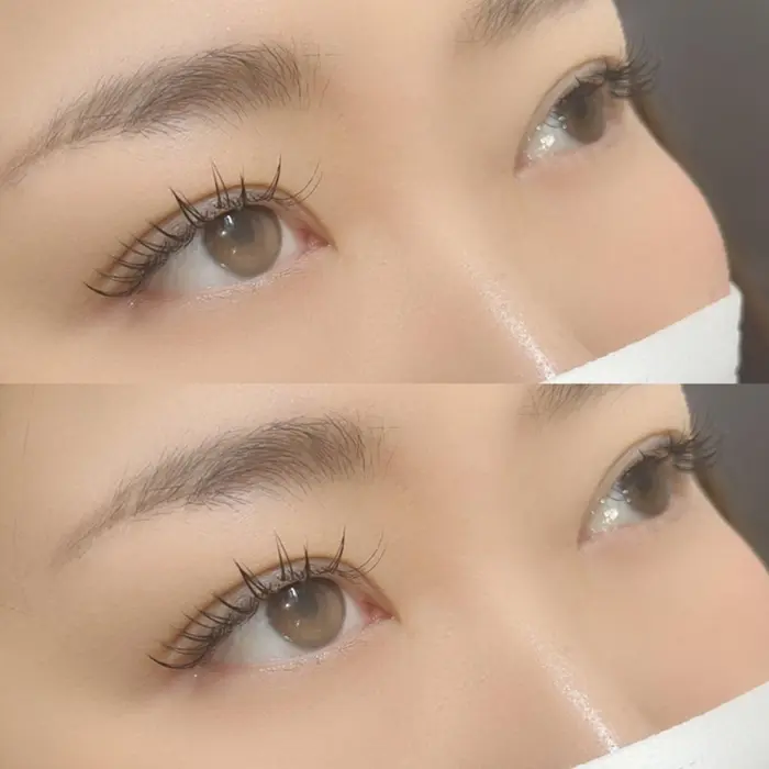 写真 キュートデザイン 毛質 フラットラッシュ カール Cカール エクステの太さ 0 15 Chouchou所属 谷藤理奈 Chouchou平塚の マツエクデザイン ミニモ