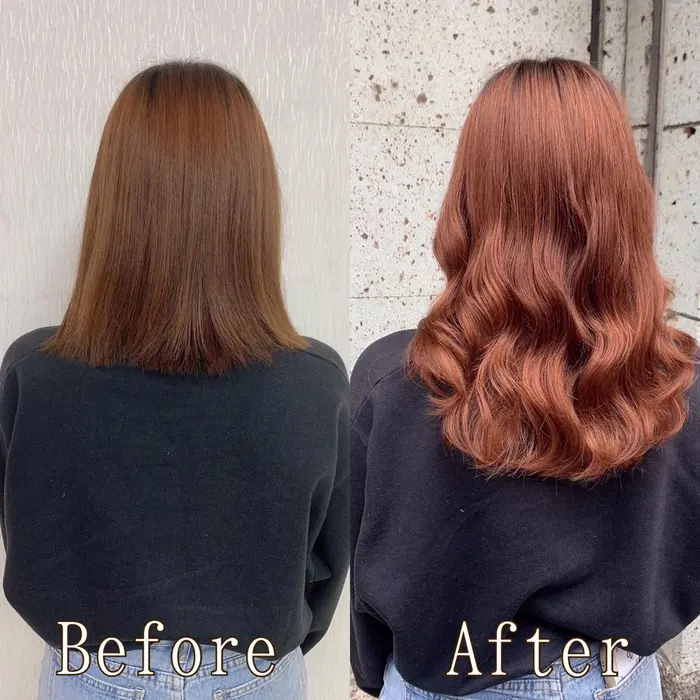 秋冬おすすめのテラコッタカラー オーラル系の肌色によく合い透明感を高めてくれるヘアカラー A あるじゃんすー柏店所属 あるじゃんすー 柏店のヘア カタログ ミニモ