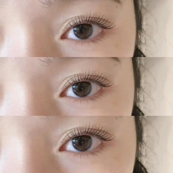 ラッシュリフト 目尻を流すデザインです Est R 福岡博多口店eye And Nail所属 Est R Moecoのマツエクデザイン ミニモ