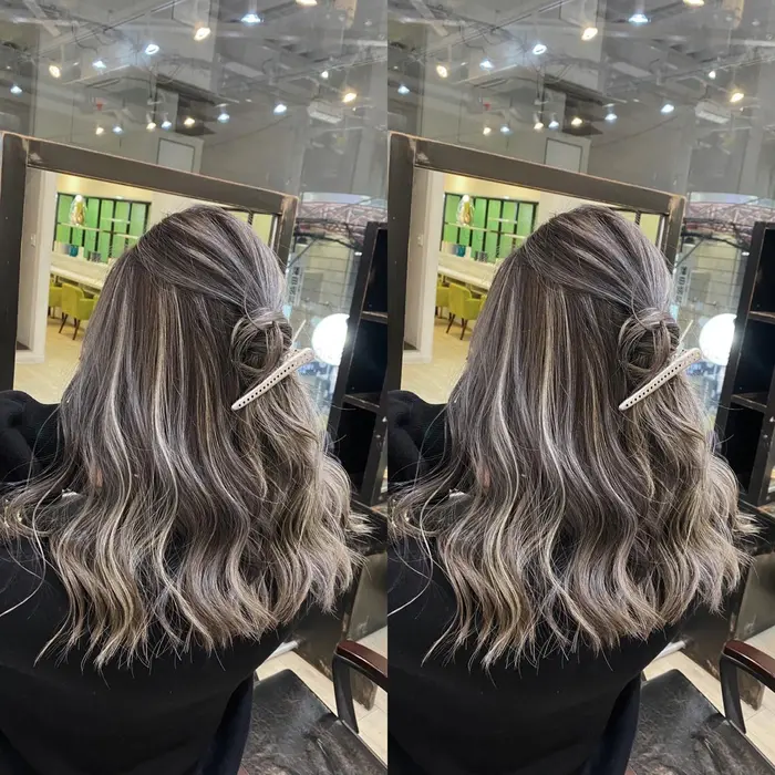 ハイライトカラー ハーフアップ Go Today所属 前 直也のヘアカタログ ミニモ