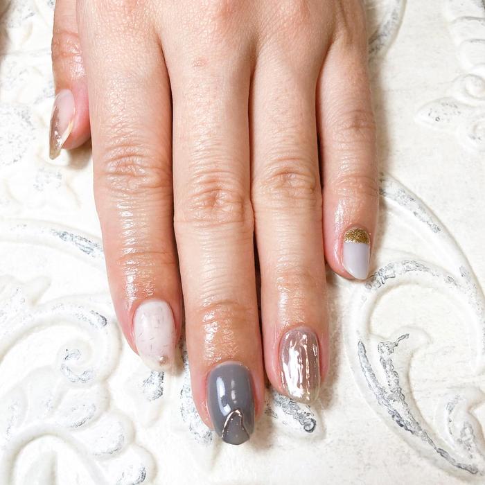 持ち込みデザインネイル 持ち込み画像はinstaにアップしてます ジェルネイルモデル募集中 Private Nail Salon Eimmy所属 Nomura Mayukaのネイルデザイン ミニモ