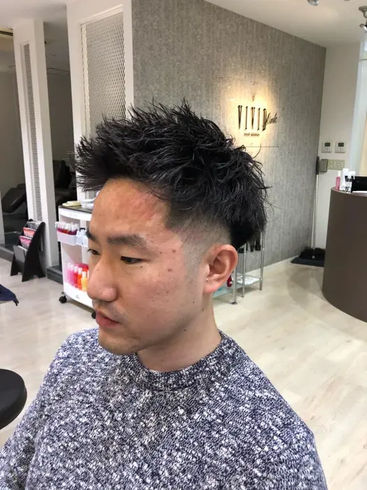 ジェットフェード ツイストスパイラル Vivid Link所属 北條俊裕 メンズカット 宇都宮のヘアカタログ ミニモ