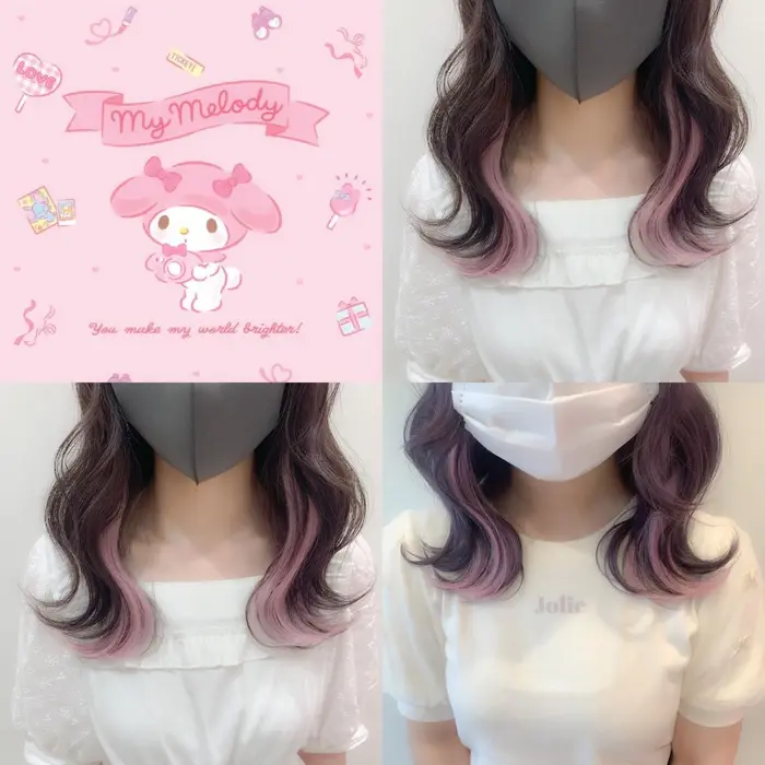 マイメロピンク Euphoria Harajuku所属 女の子の可愛いヘア Momonaのヘアカタログ ミニモ